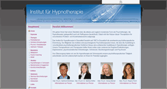 Desktop Screenshot of hypnotherapie-institut.de