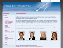 Tablet Screenshot of hypnotherapie-institut.de